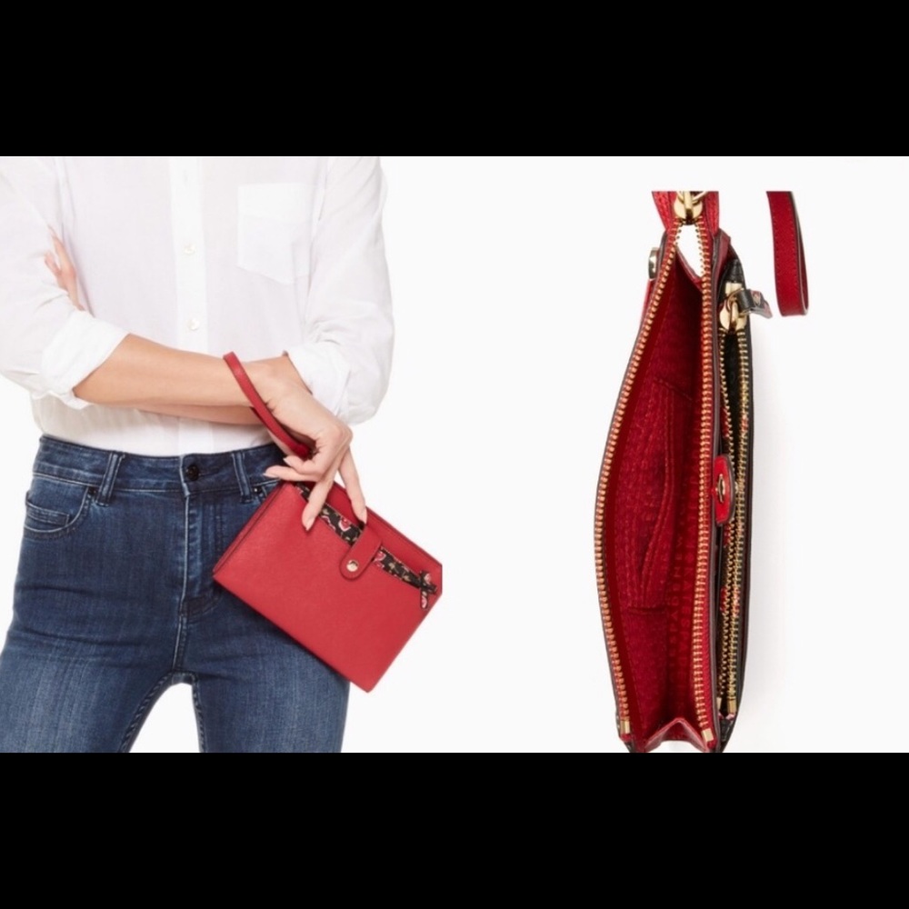 Kate Spade red Crossbody/Wristlet 2-in-1 - Picture 2 of 3